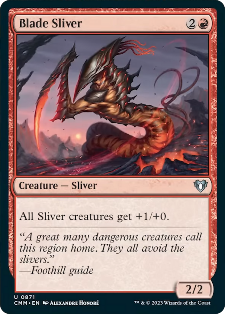 Blade Sliver [Commander Masters] | The Gaming-Verse