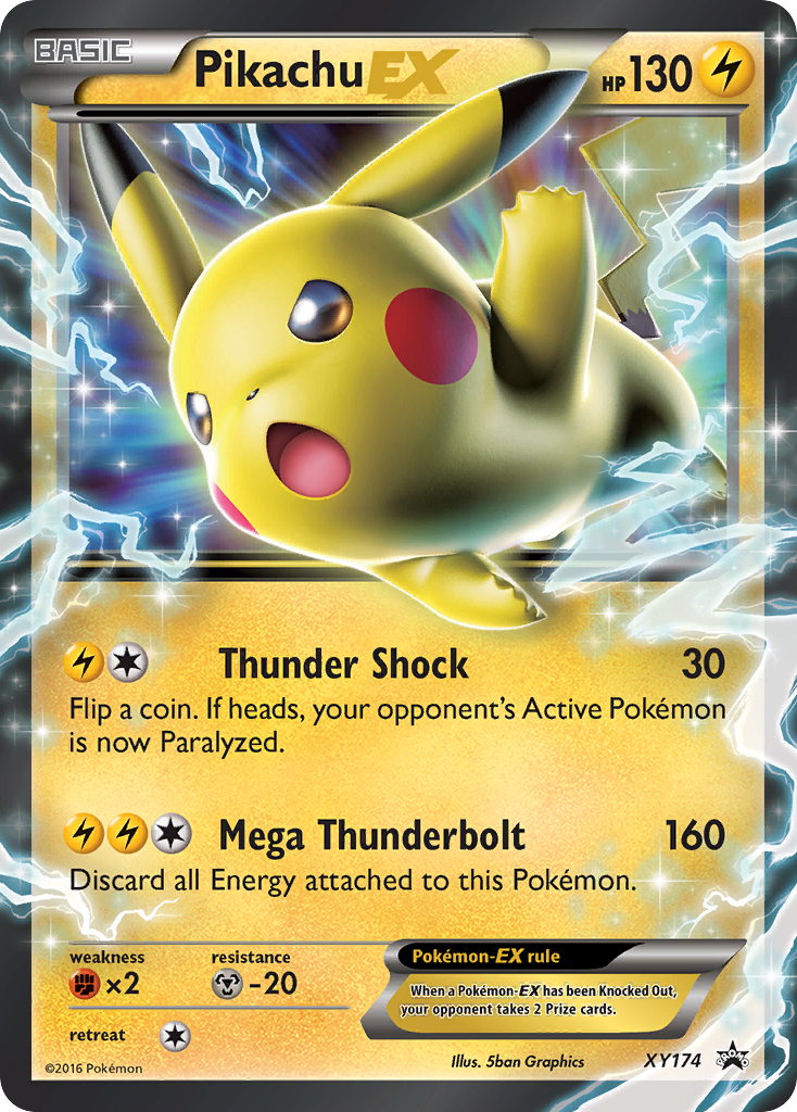 Pikachu EX (XY174) [XY: Black Star Promos] | The Gaming-Verse