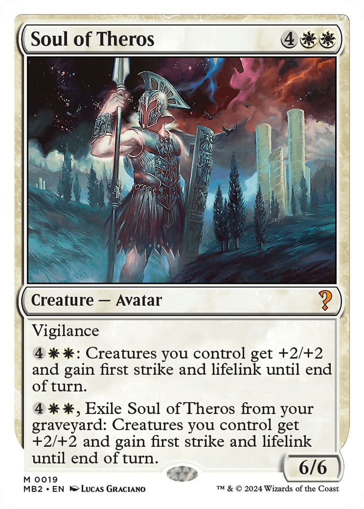 Soul of Theros (White Border) [Mystery Booster 2] | The Gaming-Verse