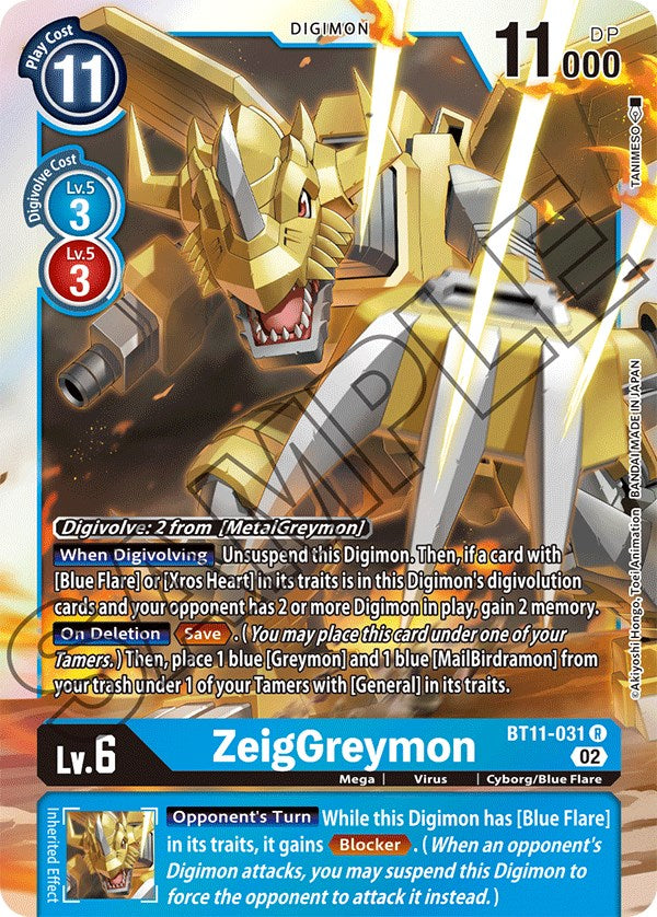 ZeigGreymon [BT11-031] [Dimensional Phase] | The Gaming-Verse