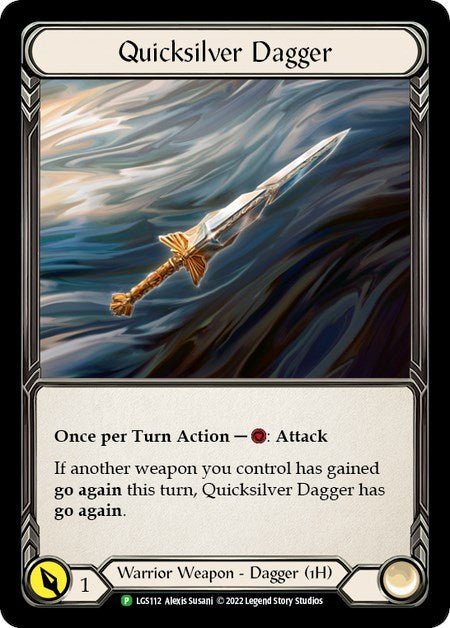 Quicksilver Dagger [LGS112] (Dynasty)  Cold Foil | The Gaming-Verse