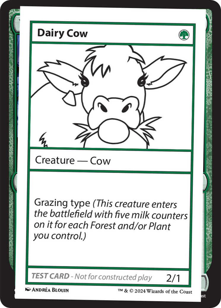 Dairy Cow [Mystery Booster 2 Playtest Cards] | The Gaming-Verse