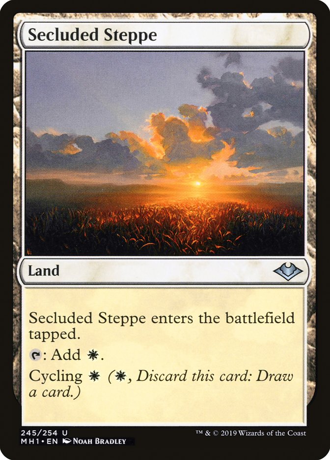 Secluded Steppe [Modern Horizons] | The Gaming-Verse