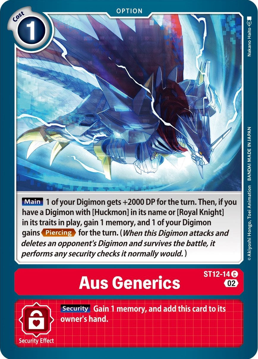 Aus Generics [ST12-14] [Starter Deck: Jesmon] | The Gaming-Verse