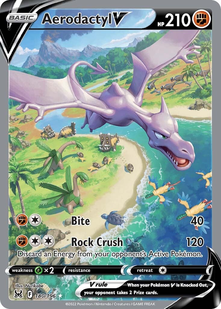 Aerodactyl V (180/196) [Sword & Shield: Lost Origin] | The Gaming-Verse