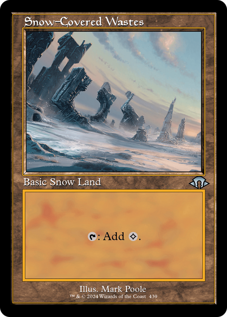 Snow-Covered Wastes (Retro) [Modern Horizons 3] | The Gaming-Verse