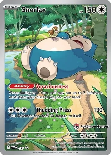 Snorlax (051) (Pokemon Center) [Scarlet & Violet: Black Star Promos] | The Gaming-Verse