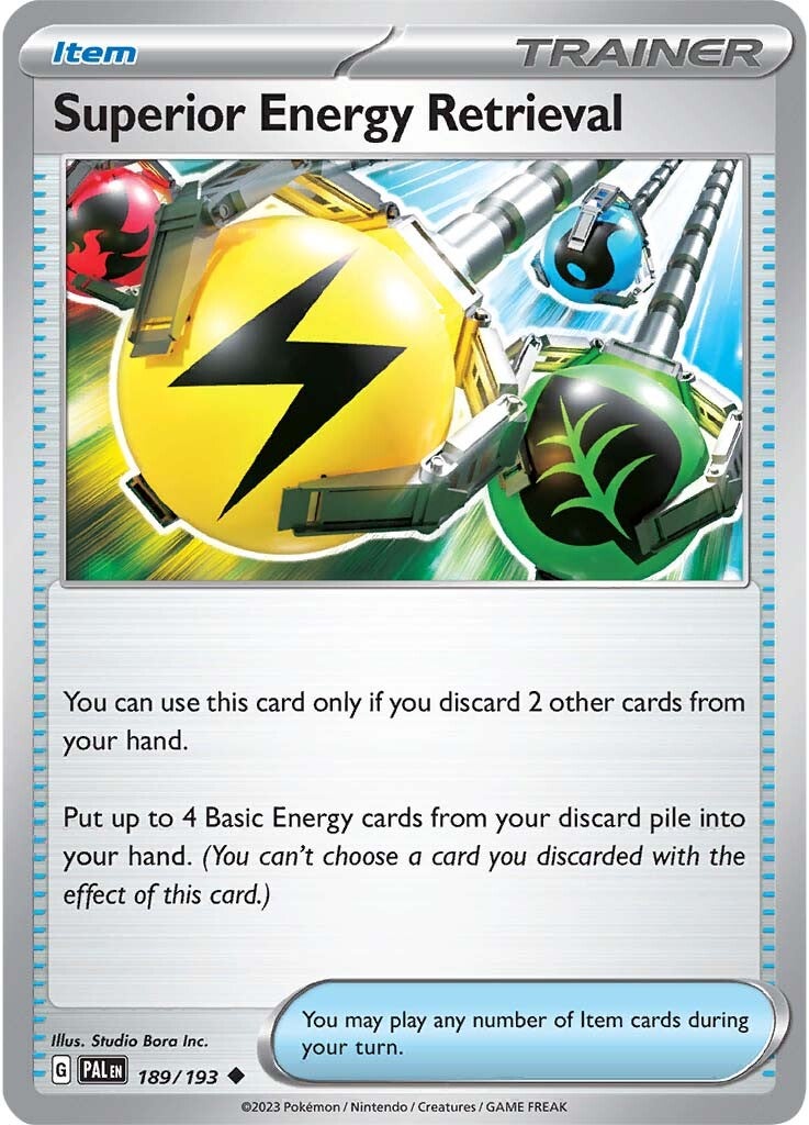 Superior Energy Retrieval (189/193) [Scarlet & Violet: Paldea Evolved] | The Gaming-Verse