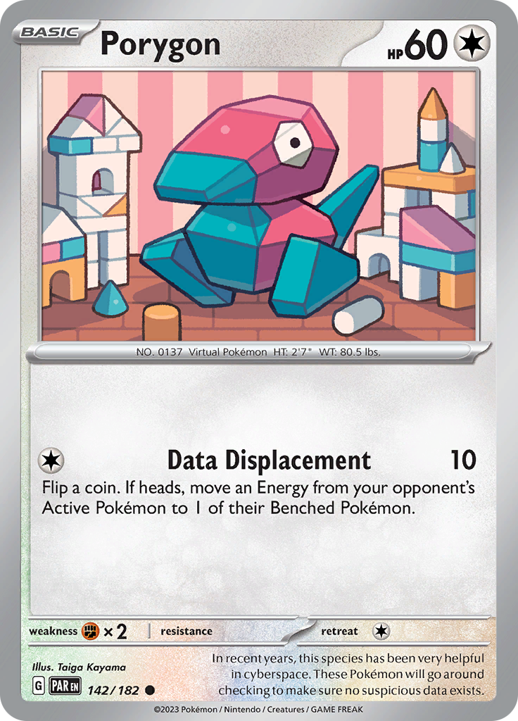 Porygon (142/182) [Scarlet & Violet: Paradox Rift] | The Gaming-Verse