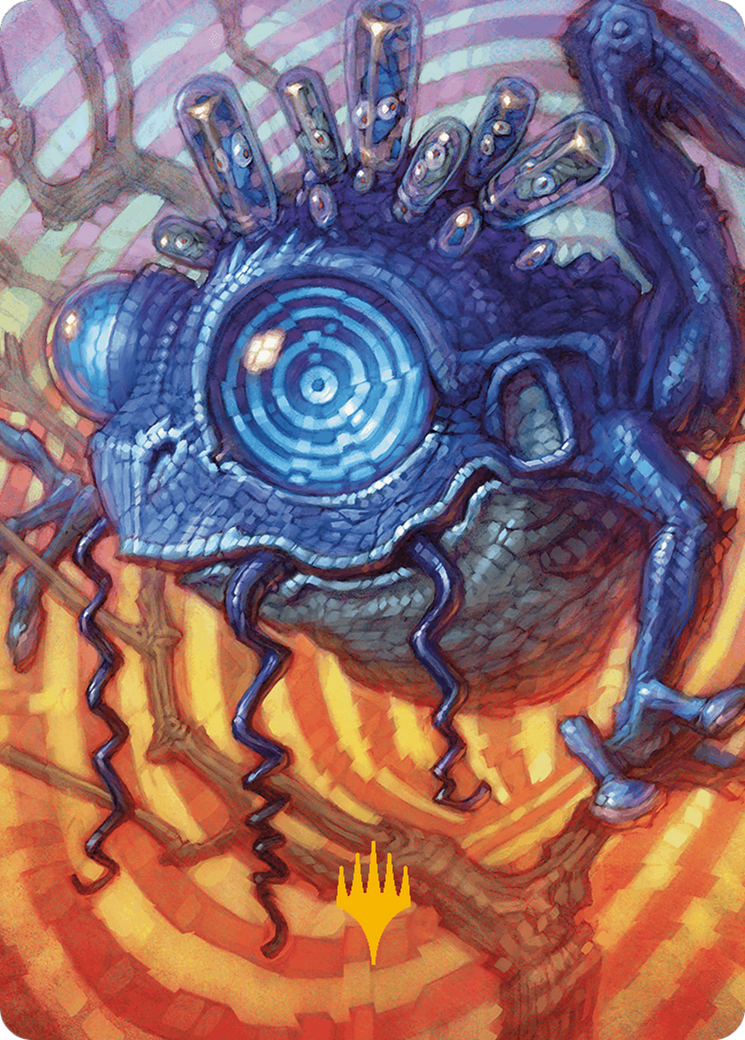 Psychic Frog Art Card (Gold-Stamped Planeswalker Symbol) [Modern Horizons 3 Art Series] | The Gaming-Verse