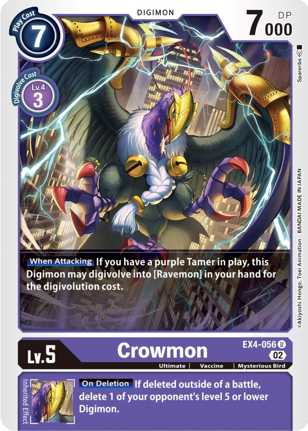 Crowmon [EX4-056] [Alternative Being Booster] | The Gaming-Verse