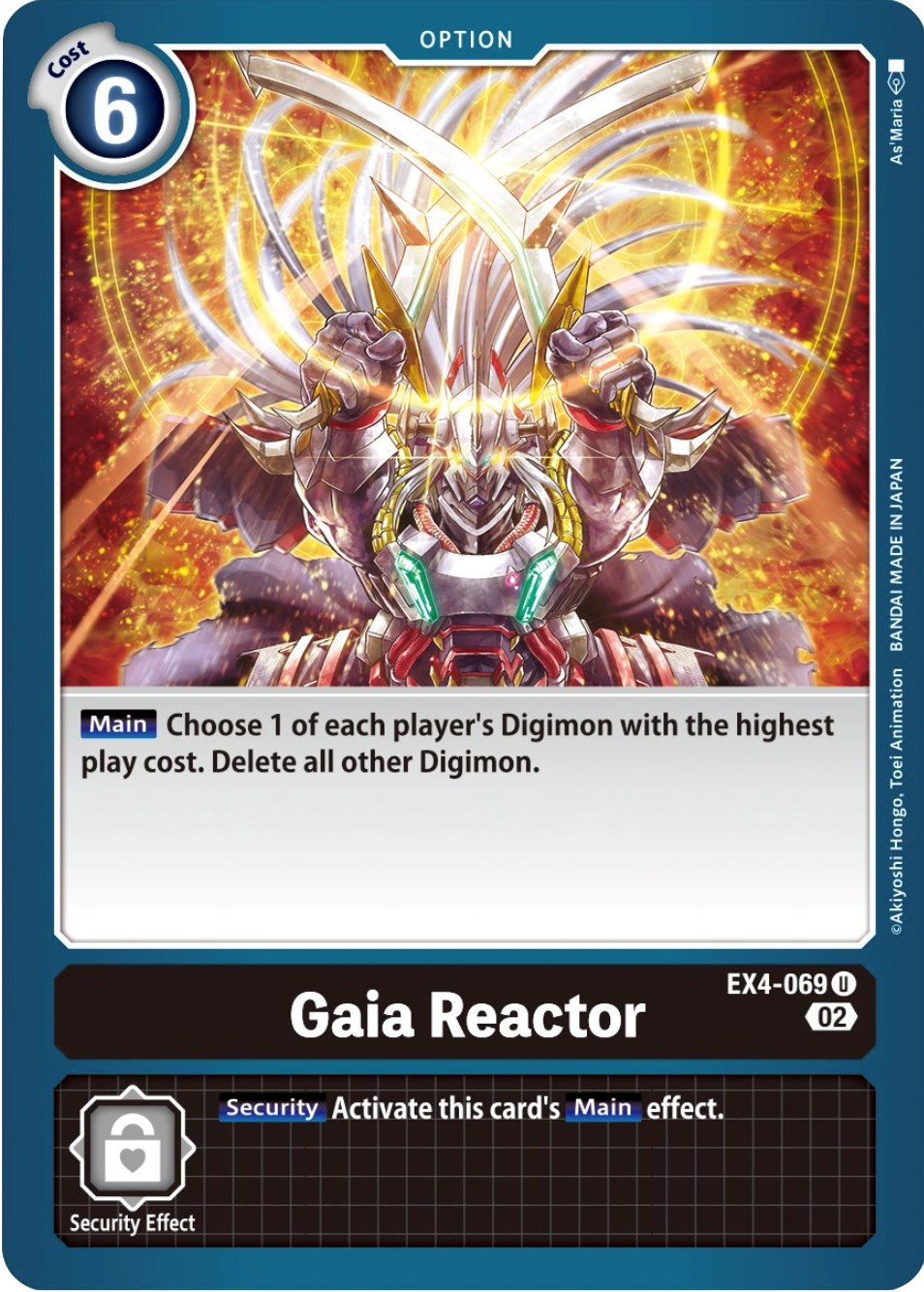 Gaia Reactor [EX4-069] [Alternative Being Booster] | The Gaming-Verse