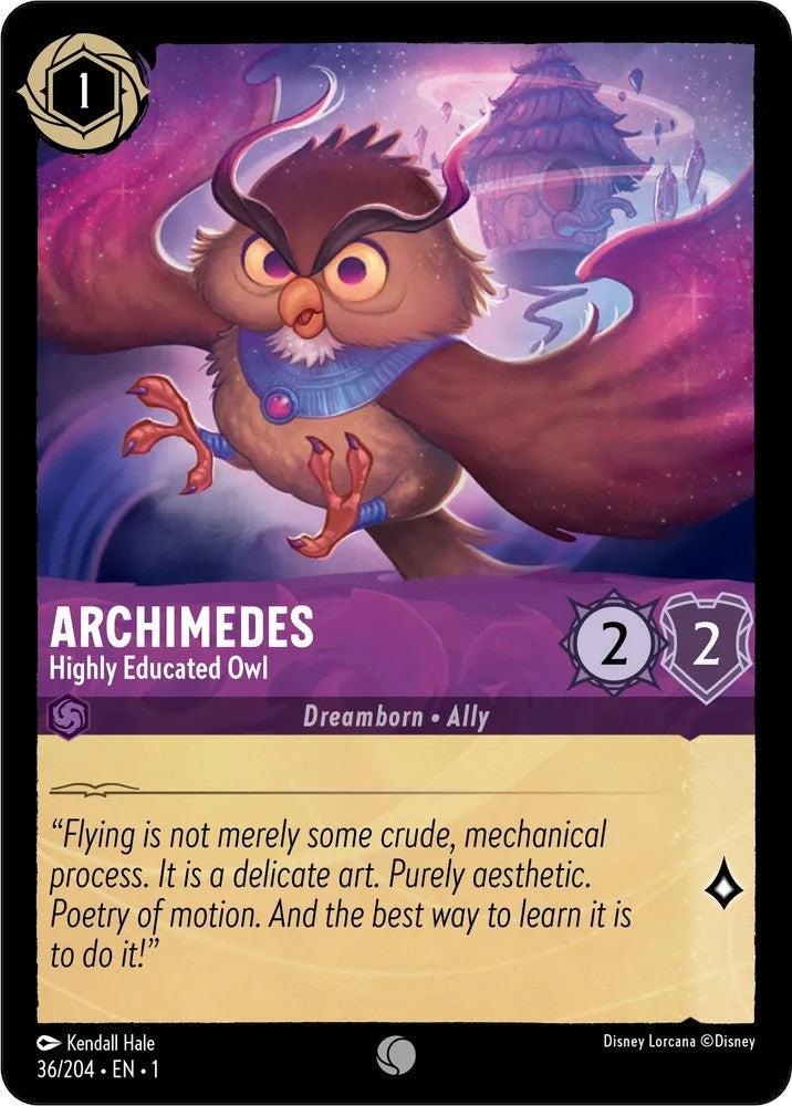 Archimedes - Highly Educated Owl (36/204) [The First Chapter] | The Gaming-Verse
