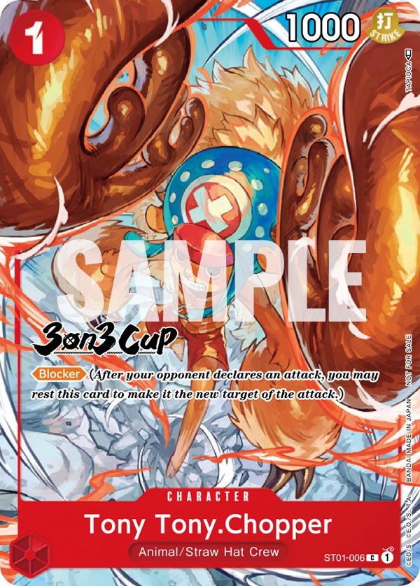 Tony Tony.Chopper (3-on-3 Cup) [Participant] [One Piece Promotion Cards] | The Gaming-Verse