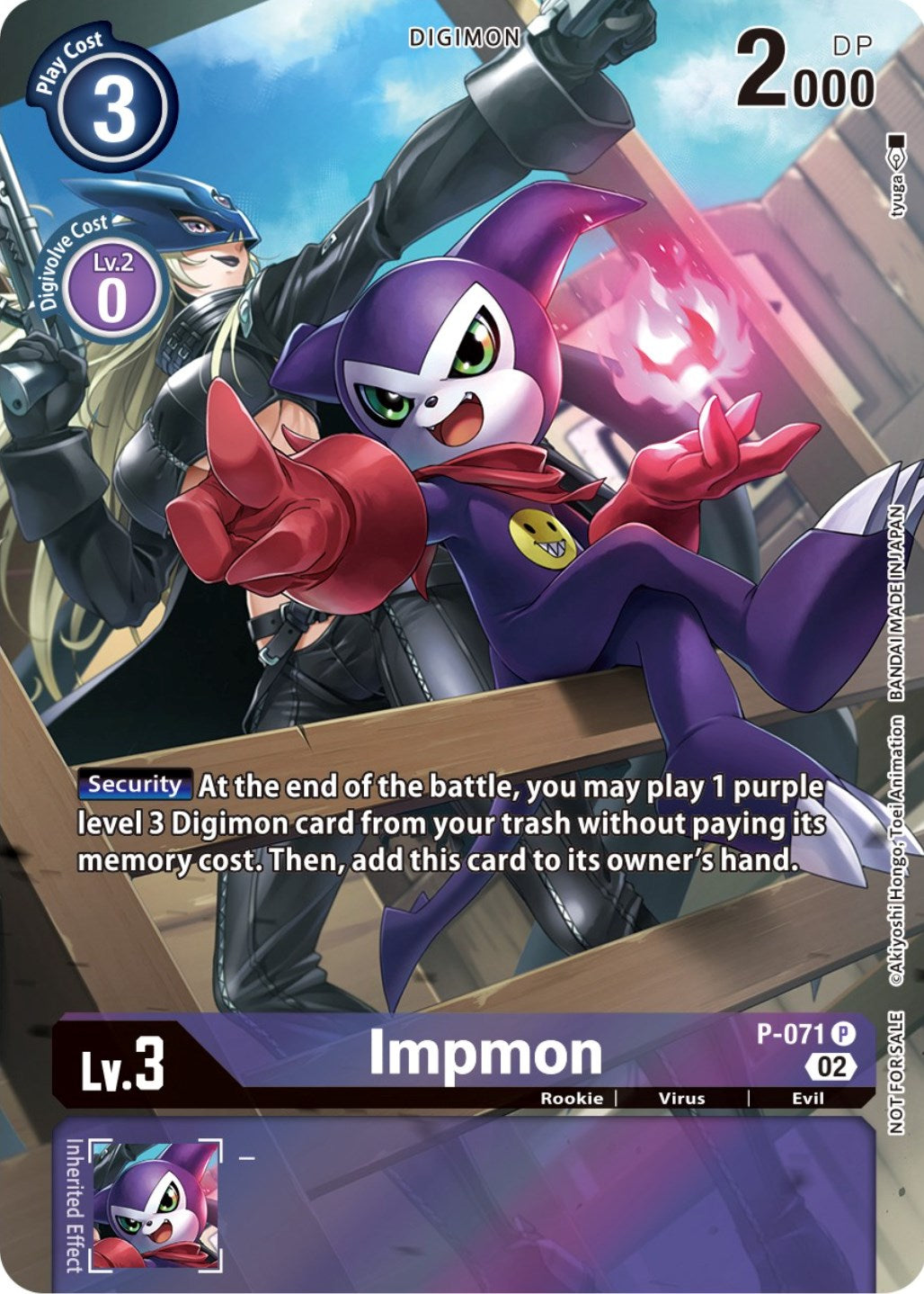 Impmon [P-071] (Official Tournament Pack Vol. 10) [Promotional Cards] | The Gaming-Verse