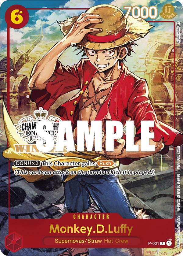 Monkey.D.Luffy (Store Championship Trophy Card) [One Piece Promotion Cards] | The Gaming-Verse