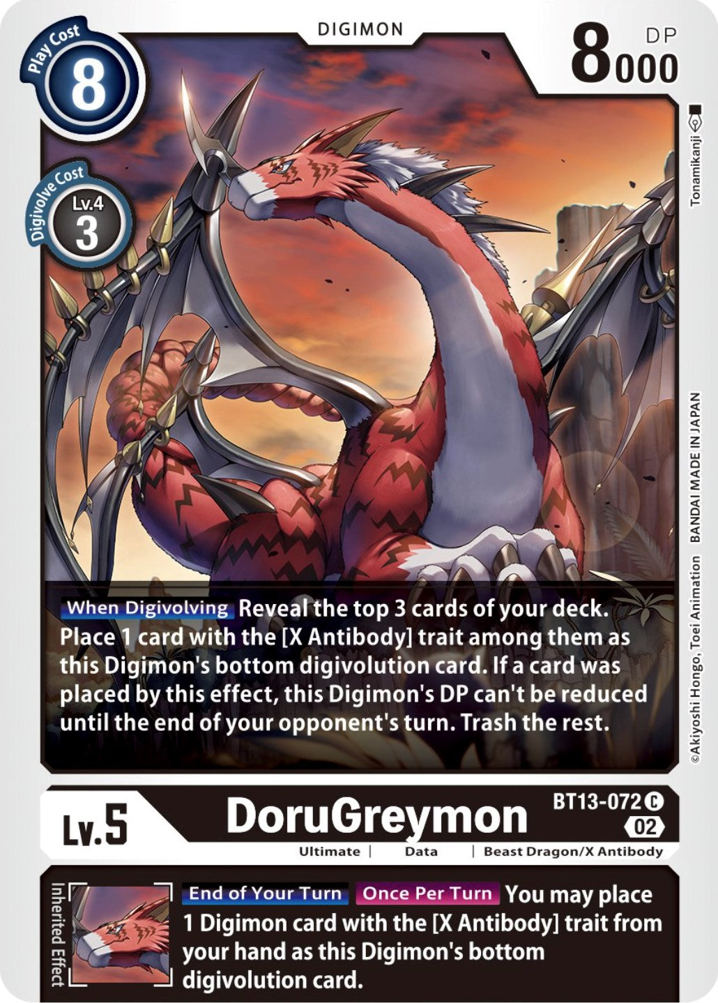 DoruGreymon [BT13-072] [Versus Royal Knights Booster] | The Gaming-Verse