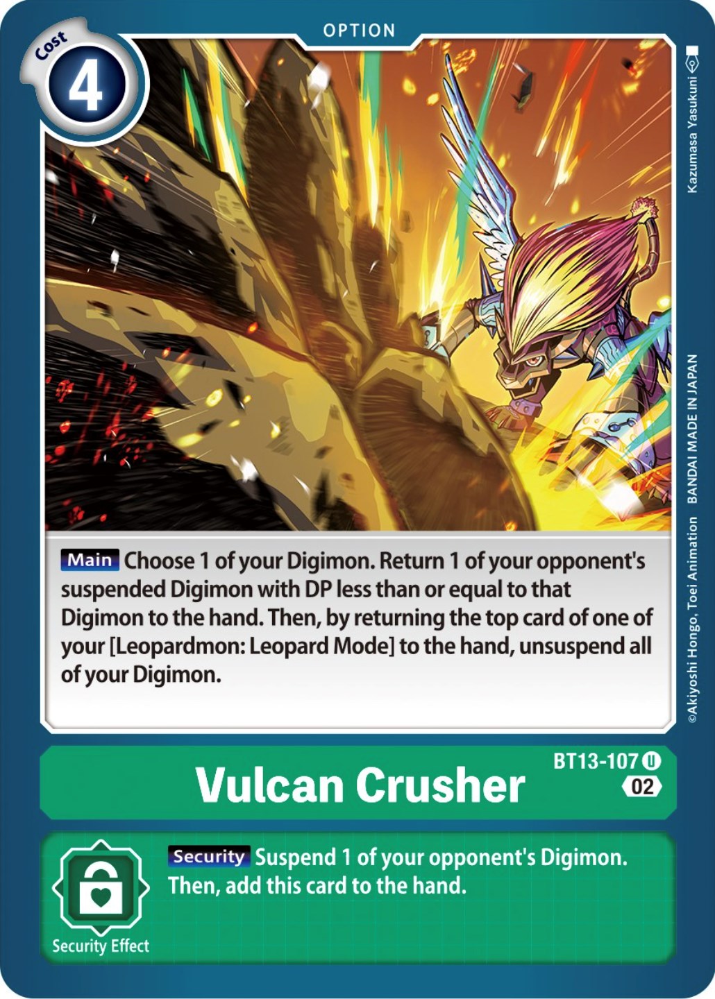 Vulcan Crusher [BT13-107] [Versus Royal Knights Booster] | The Gaming-Verse