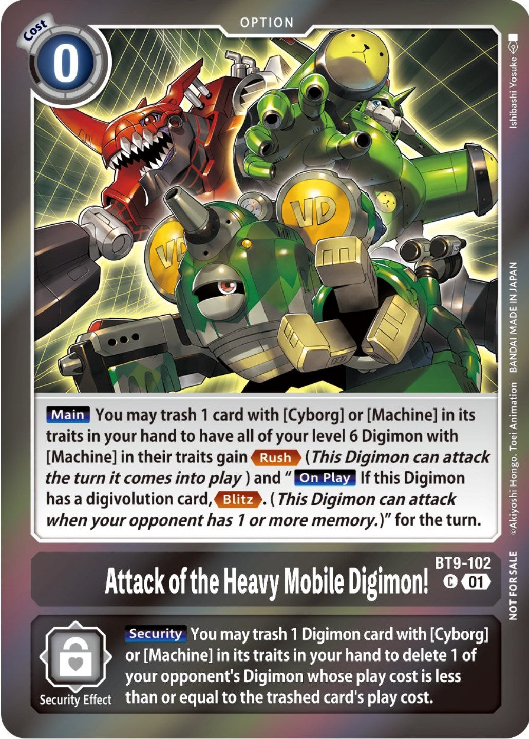 Attack of the Heavy Mobile Digimon! [BT9-102] (Event Pack 5) [X Record Promos] | The Gaming-Verse