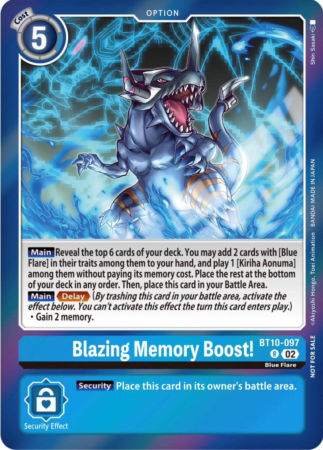 Blazing Memory Boost! [BT10-097] (Event Pack 5) [Xros Encounter Promos] | The Gaming-Verse