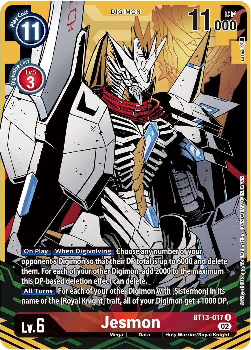 Jesmon [BT13-017] (Alternate Art) [Versus Royal Knights Booster] | The Gaming-Verse