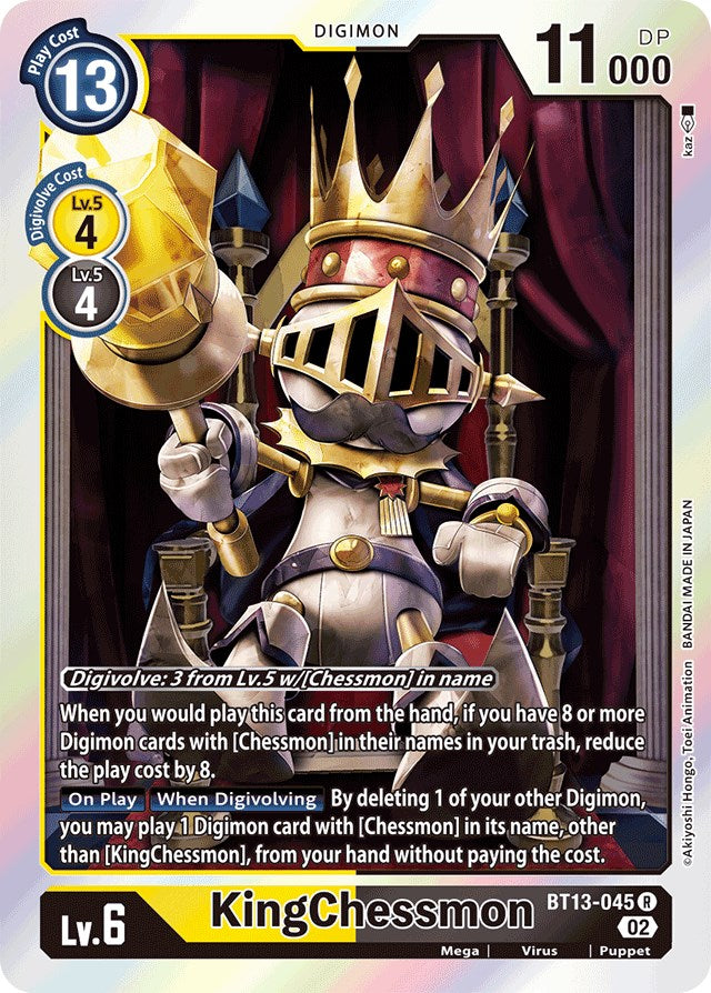 KingChessmon [BT13-045] [Versus Royal Knights Booster] | The Gaming-Verse