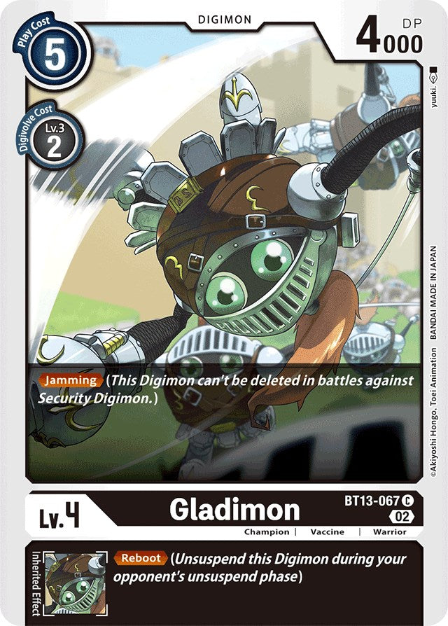 Gladimon [BT13-067] [Versus Royal Knights Booster] | The Gaming-Verse