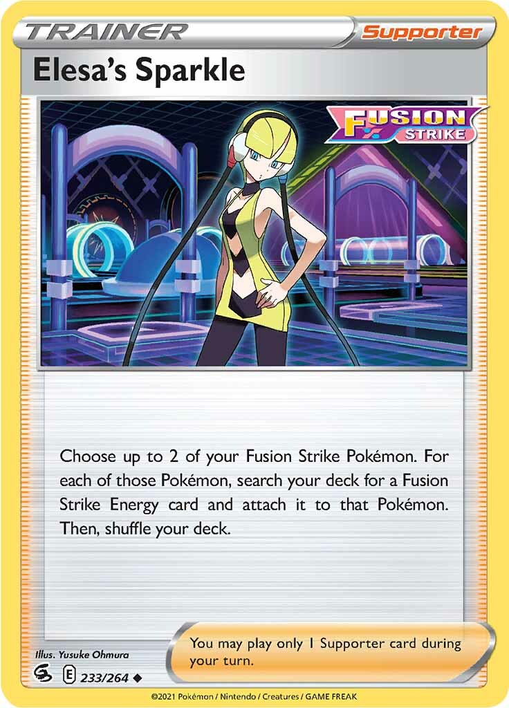 Elesa's Sparkle (233/264) [Sword & Shield: Fusion Strike] | The Gaming-Verse