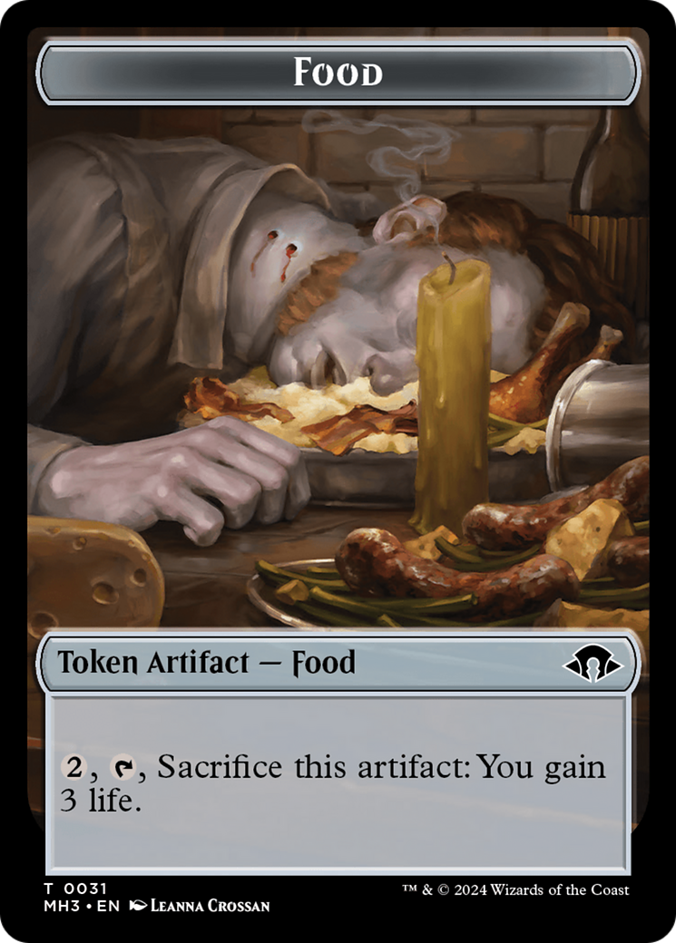 Phyrexian Germ // Food Double-Sided Token [Modern Horizons 3 Tokens] | The Gaming-Verse