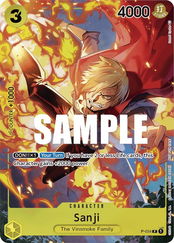 Sanji (Event Pack Vol. 2) [One Piece Promotion Cards] | The Gaming-Verse