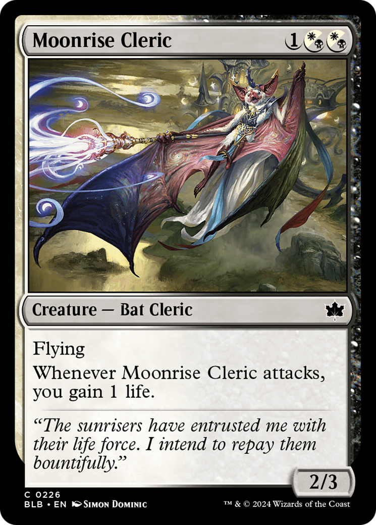 Moonrise Cleric [Bloomburrow] | The Gaming-Verse