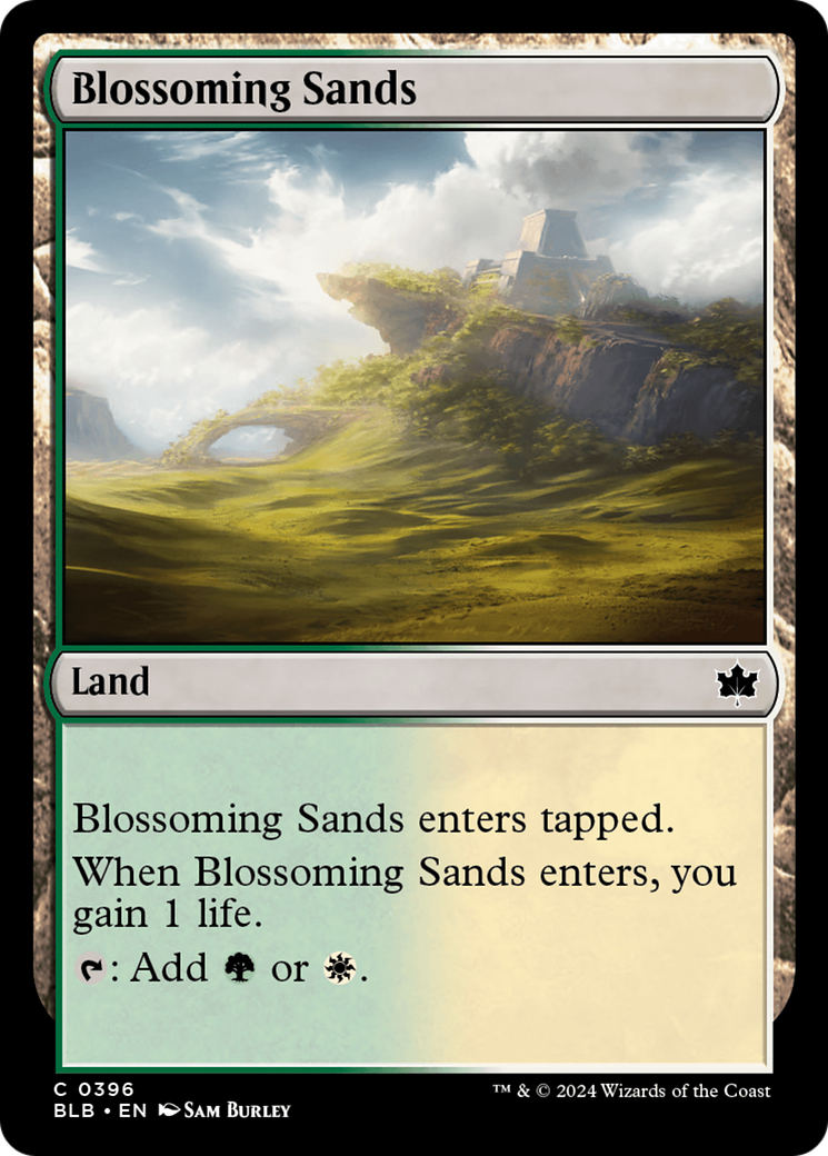 Blossoming Sands [Bloomburrow] | The Gaming-Verse