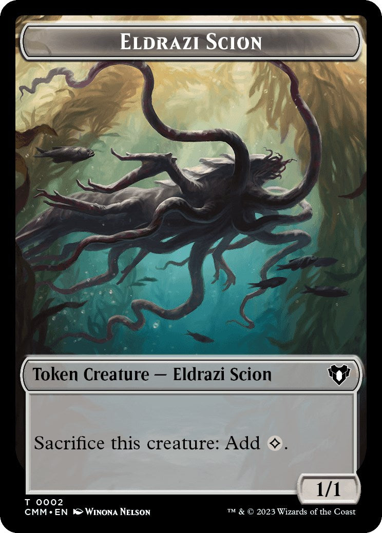 Eldrazi Scion // Phyrexian Beast Double-Sided Token [Commander Masters Tokens] | The Gaming-Verse