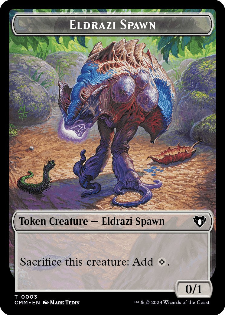 Eldrazi Spawn // Phyrexian Germ Double-Sided Token [Commander Masters Tokens] | The Gaming-Verse