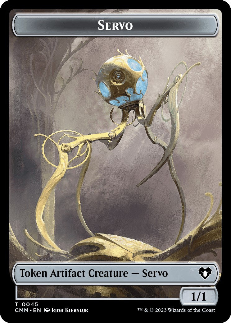 Servo // Ogre Double-Sided Token [Commander Masters Tokens] | The Gaming-Verse