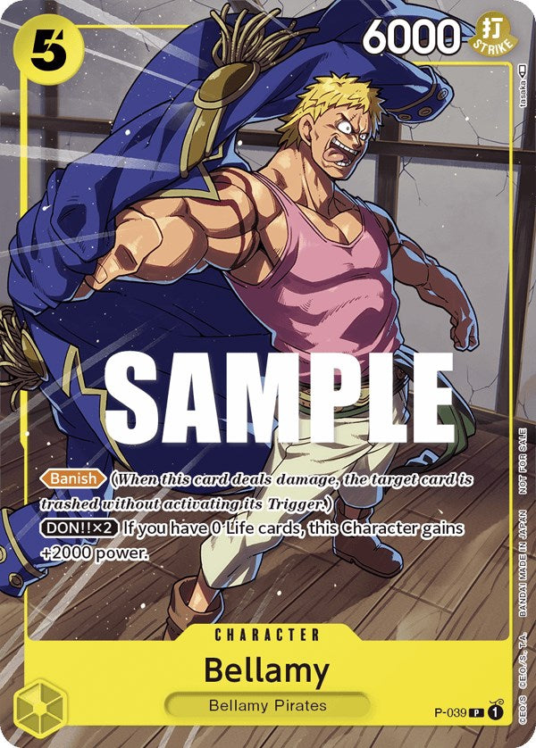 Bellamy (Pirates Party Vol. 4) [One Piece Promotion Cards] | The Gaming-Verse