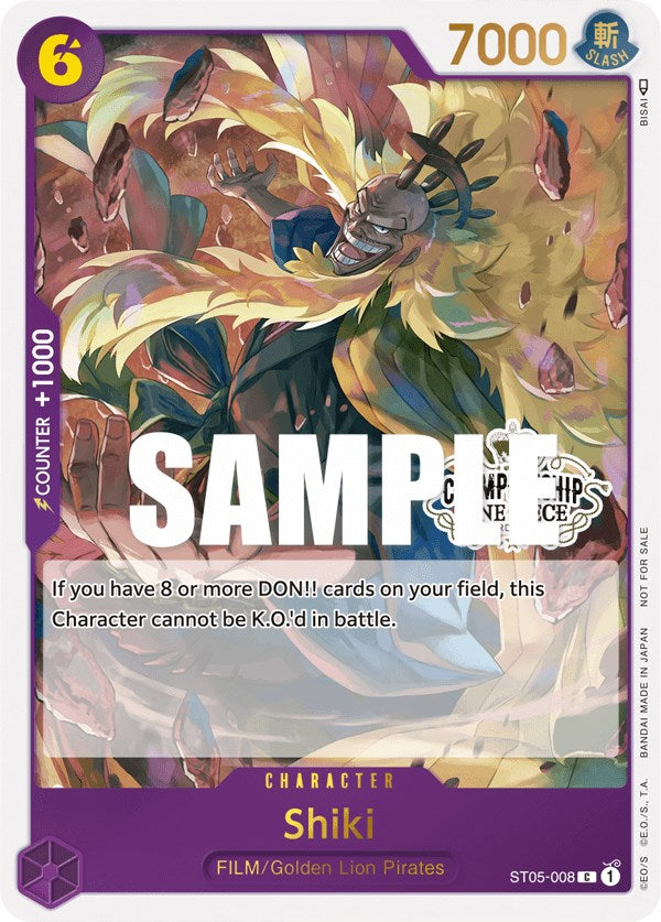 Shiki (Store Championship Participation Pack Vol. 2) [One Piece Promotion Cards] | The Gaming-Verse