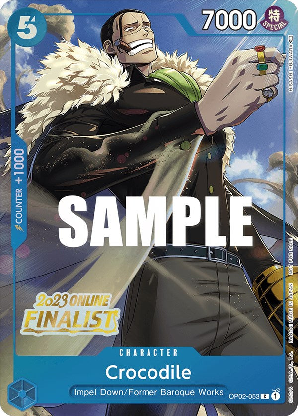 Crocodile (Online Regional 2023) [Finalist] [One Piece Promotion Cards] | The Gaming-Verse