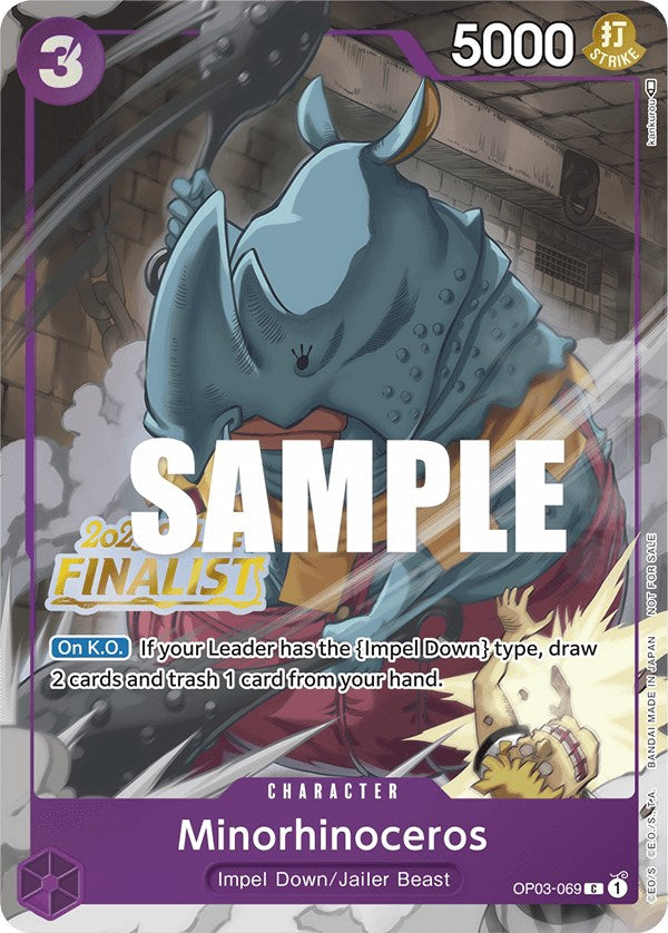 Minorhinoceros (Online Regional 2023) [Finalist] [One Piece Promotion Cards] | The Gaming-Verse