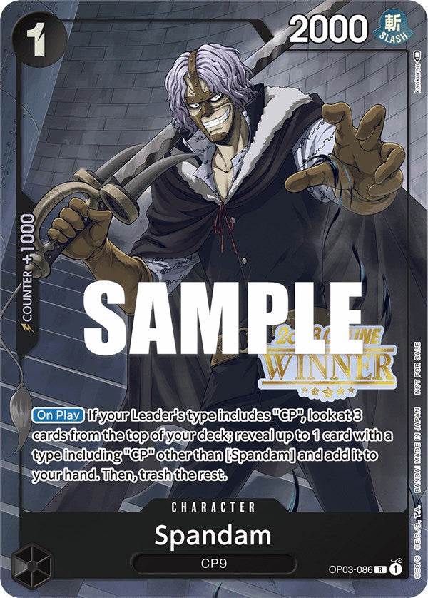 Spandam (Online Regional 2023) [Winner] [One Piece Promotion Cards] | The Gaming-Verse