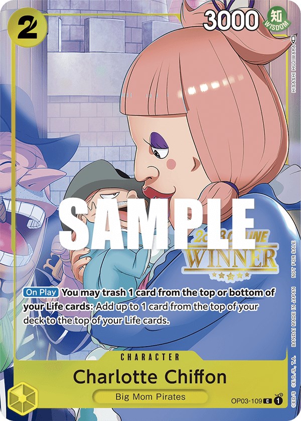 Charlotte Chiffon (Online Regional 2023) [Winner] [One Piece Promotion Cards] | The Gaming-Verse