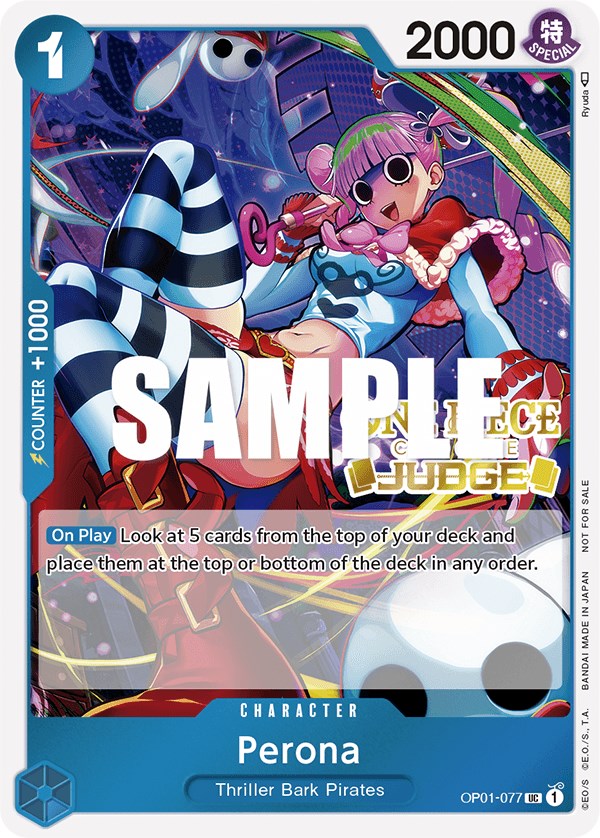 Perona (Judge Pack Vol. 2) [One Piece Promotion Cards] | The Gaming-Verse