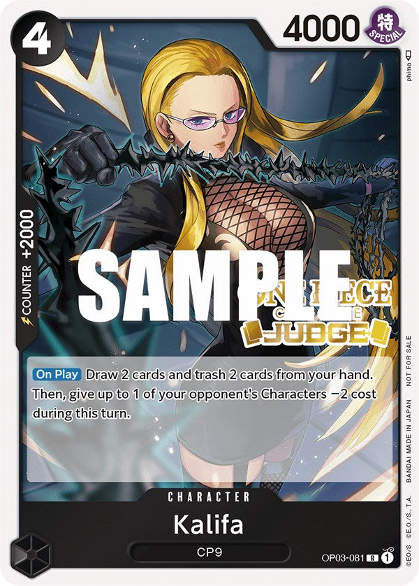 Kalifa (Judge Pack Vol. 2) [One Piece Promotion Cards] | The Gaming-Verse