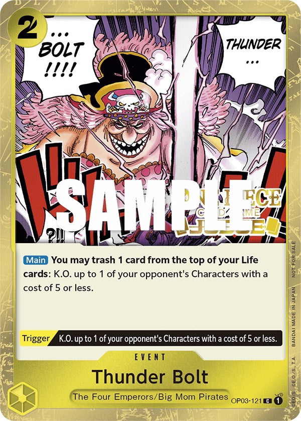 Thunder Bolt (Judge Pack Vol. 2) [One Piece Promotion Cards] | The Gaming-Verse