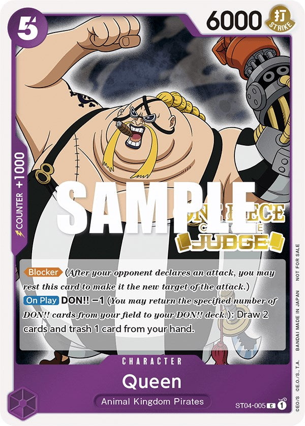 Queen (Judge Pack Vol. 2) [One Piece Promotion Cards] | The Gaming-Verse