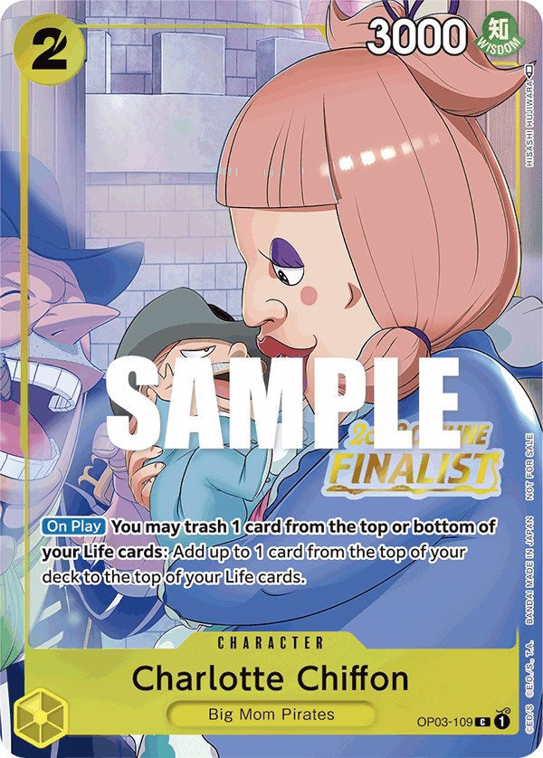 Charlotte Chiffon (Offline Regional 2023) [Finalist] [One Piece Promotion Cards] | The Gaming-Verse