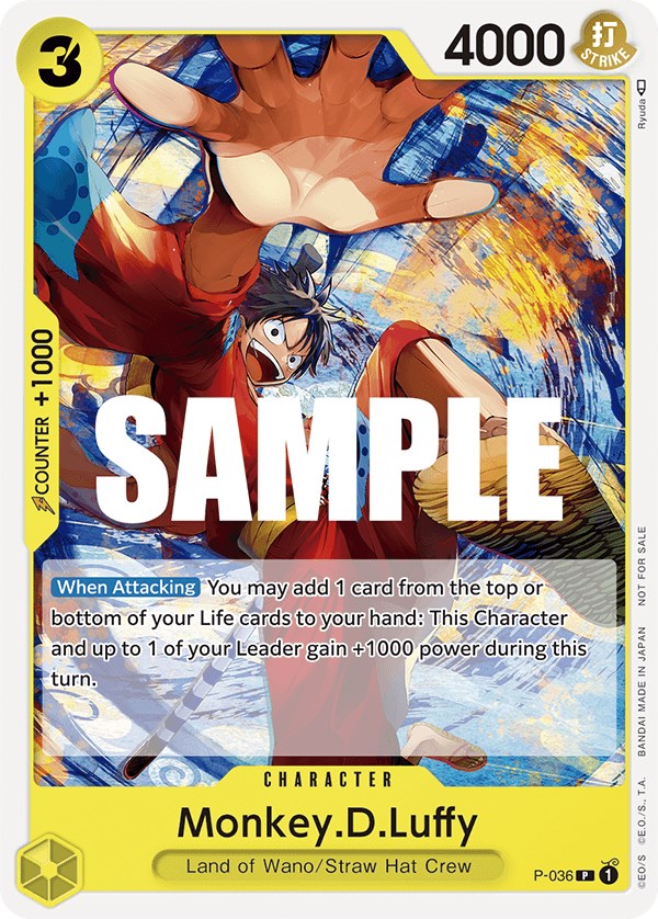 Monkey.D.Luffy (Pre-Release Tournament) [One Piece Promotion Cards] | The Gaming-Verse