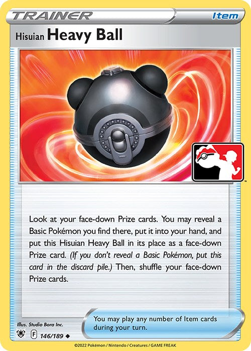 Hisuian Heavy Ball (146/189) [Prize Pack Series Three] | The Gaming-Verse