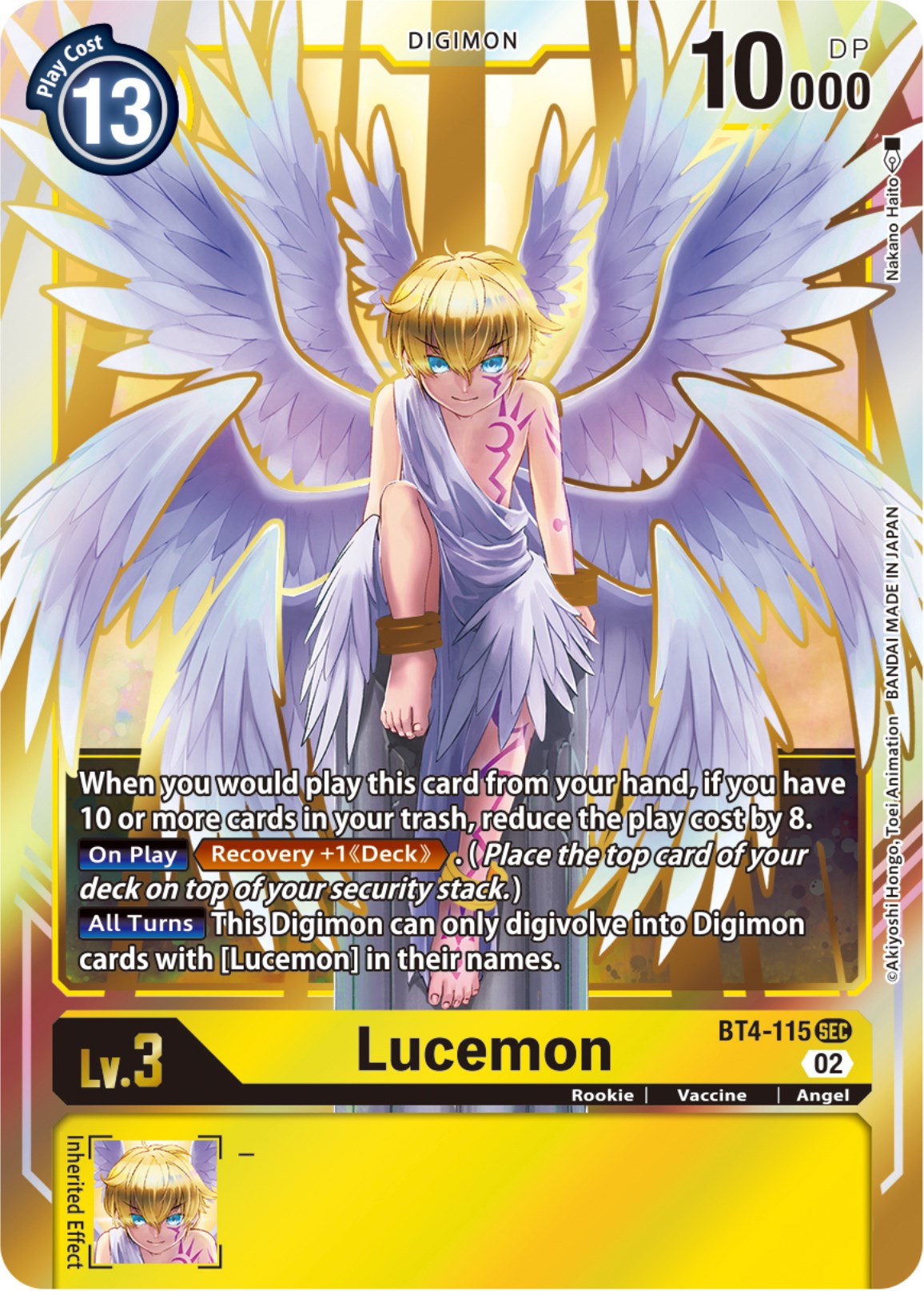 Lucemon [BT4-115] (Resurgence Booster Reprint) [Resurgence Booster] | The Gaming-Verse