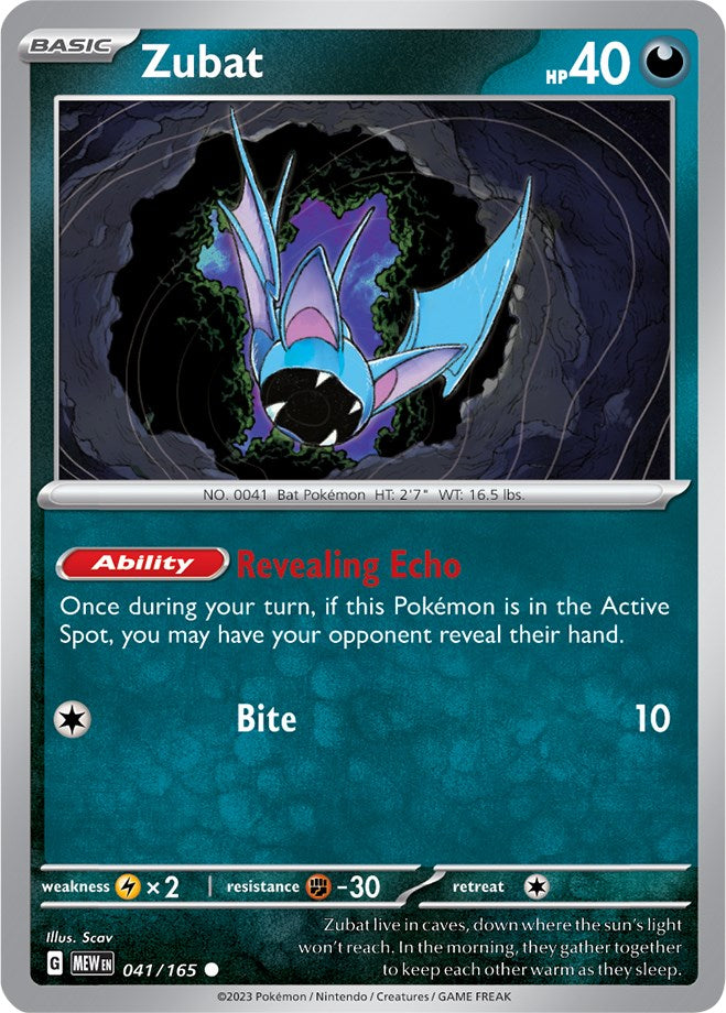 Zubat (041/165) [Scarlet & Violet: 151] | The Gaming-Verse